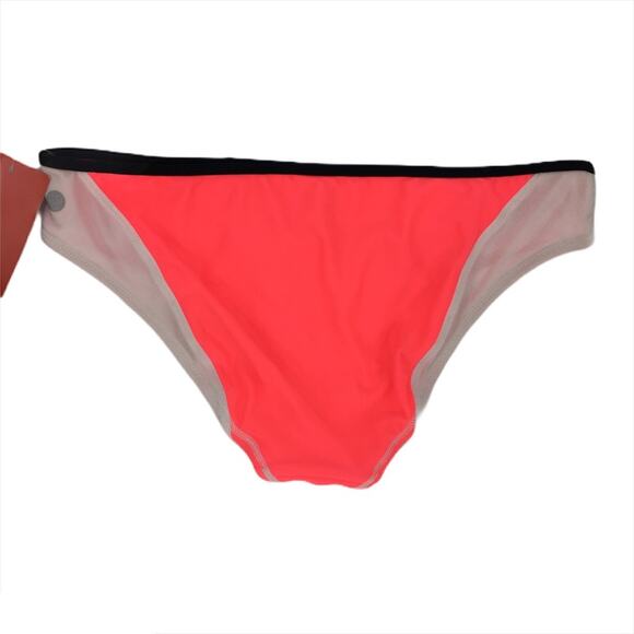 Zella Pink White Color Block Bikini Bottom Size XS NWT - Picture 2 of 4